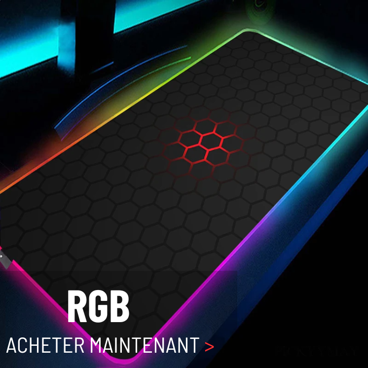 Tapis de souris RGB