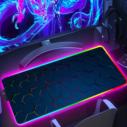 Tapis de souris RGB Polygones Multicolore XXL