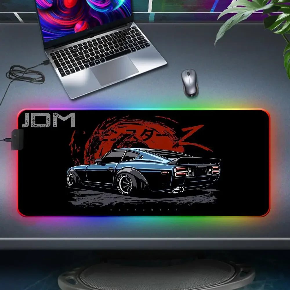 Tapis de souris RGB Datsun 240Z Rocket Bunny XXL