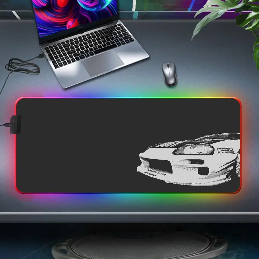 Tapis de souris RGB Toyota Supra XXL