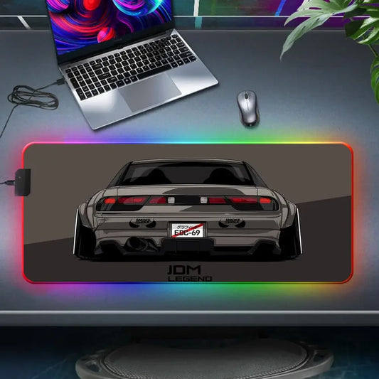 Tapis de souris RGB Nissan S13 200SX XXL