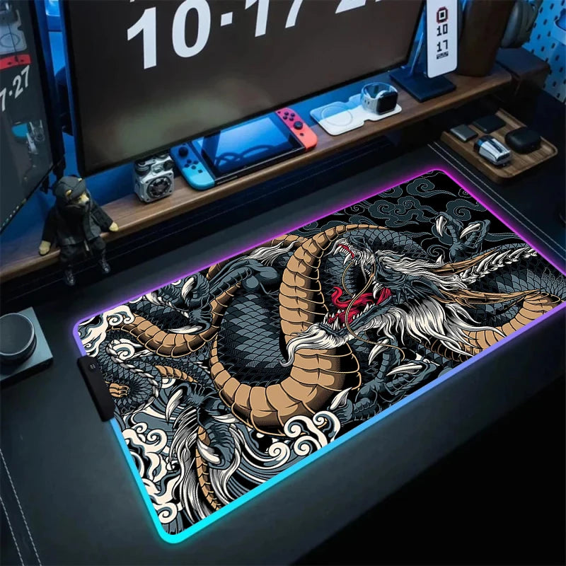 Tapis de souris RGB Dragon XXL